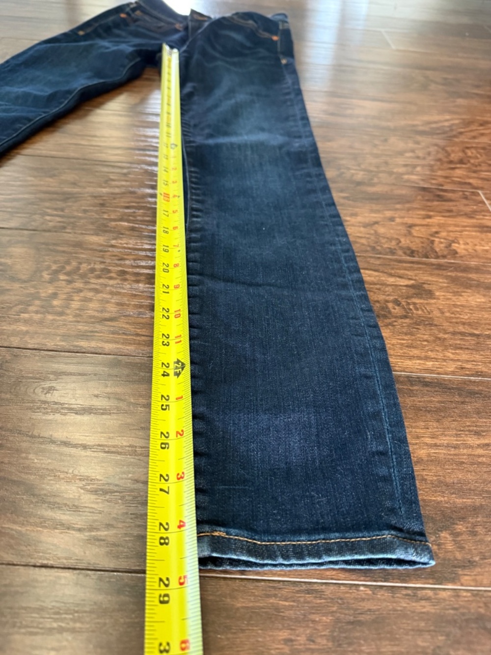 Madewell Skinny Skinny Jeans Size 24 Dark Wash Mid Rise Denim - Picture 8 of 12